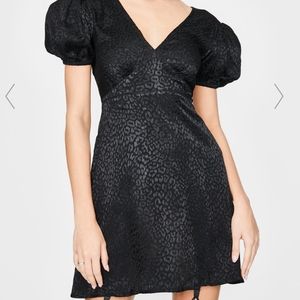 NWT Motel "Effy" Puff Sleeve Mini Dress